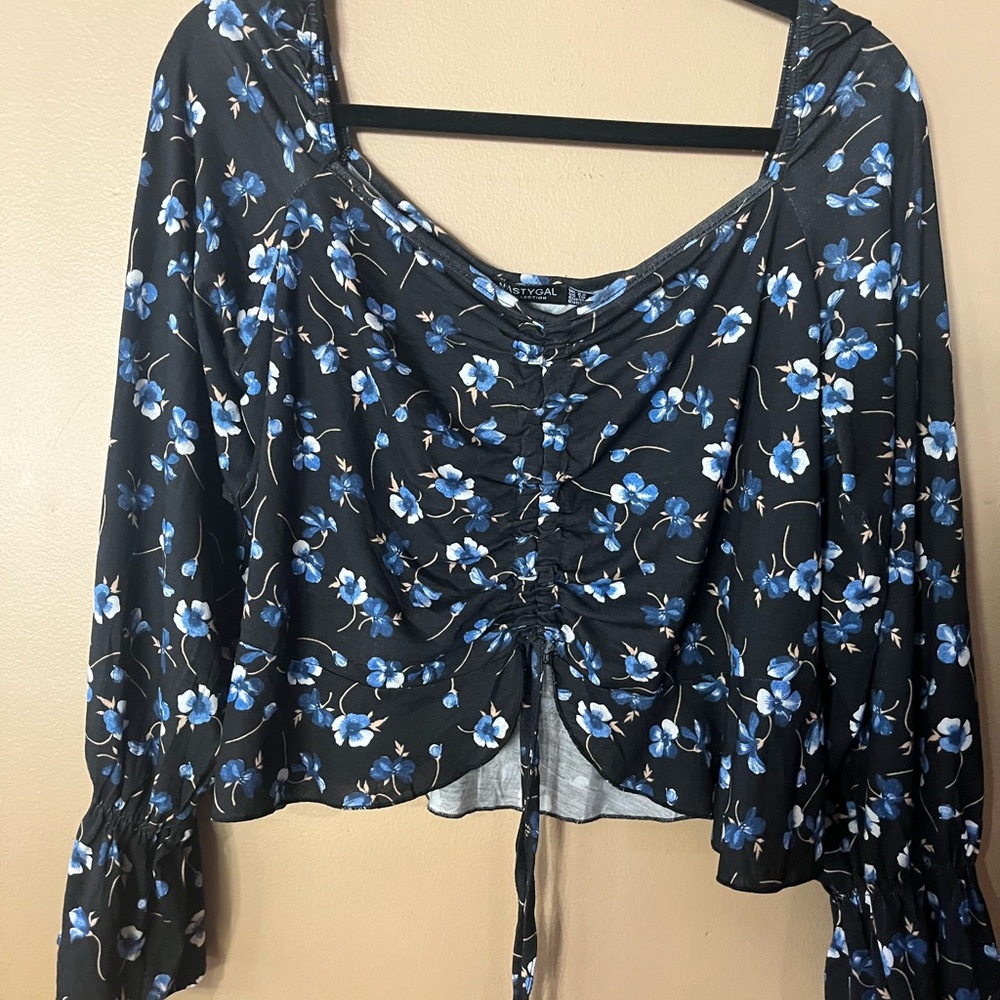Nasty Gal Crop Blouse